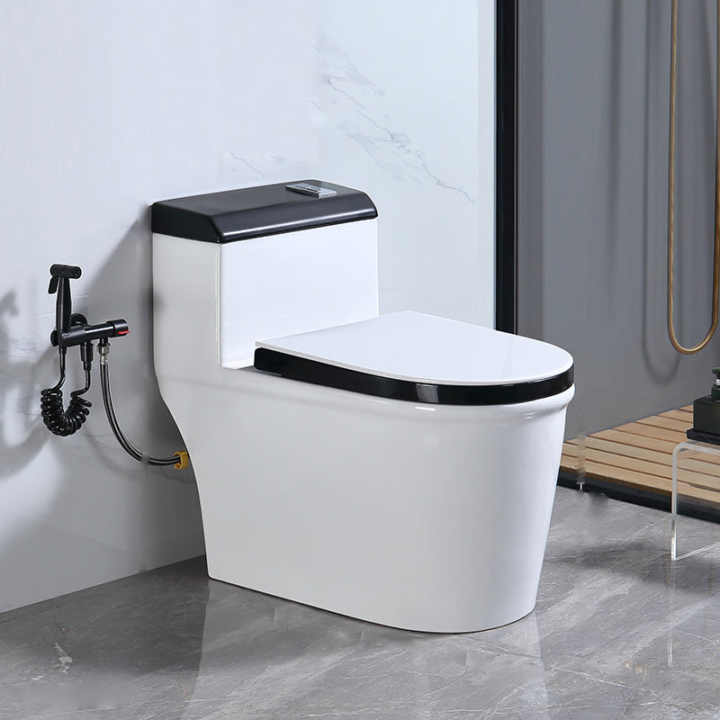 Traditional Floor Mounted Flush Toilet All In One Siphon Jet Toilet 16"L x 29"W x 26"H White Clearhalo 'Bathroom Remodel & Bathroom Fixtures' 'Home Improvement' 'home_improvement' 'home_improvement_toilets' 'Toilets & Bidets' 'Toilets' 7402726