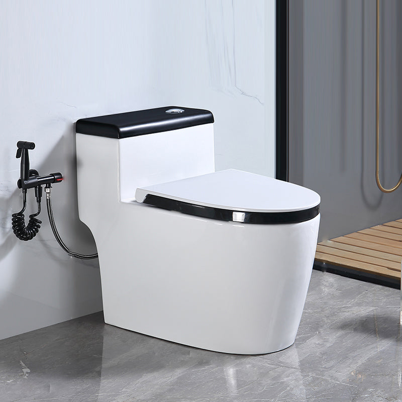 Traditional Floor Mounted Flush Toilet All In One Siphon Jet Toilet 16"L x 28"W x 24"H White Clearhalo 'Bathroom Remodel & Bathroom Fixtures' 'Home Improvement' 'home_improvement' 'home_improvement_toilets' 'Toilets & Bidets' 'Toilets' 7402732