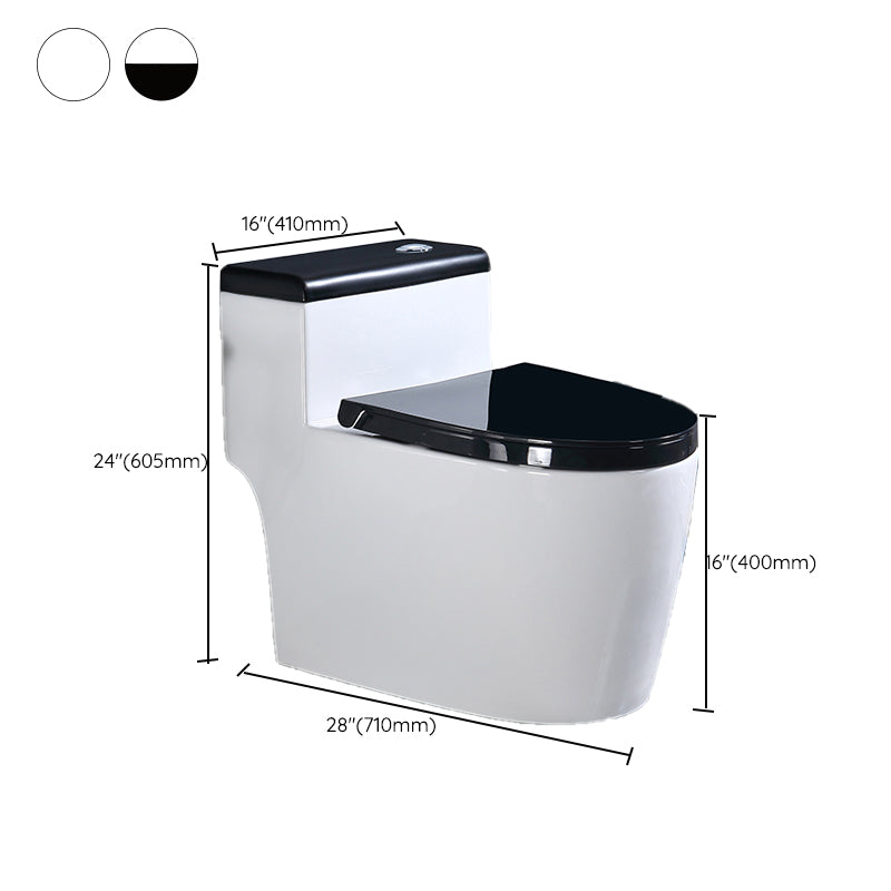 Traditional Floor Mounted Flush Toilet All In One Siphon Jet Toilet Clearhalo 'Bathroom Remodel & Bathroom Fixtures' 'Home Improvement' 'home_improvement' 'home_improvement_toilets' 'Toilets & Bidets' 'Toilets' 7402741