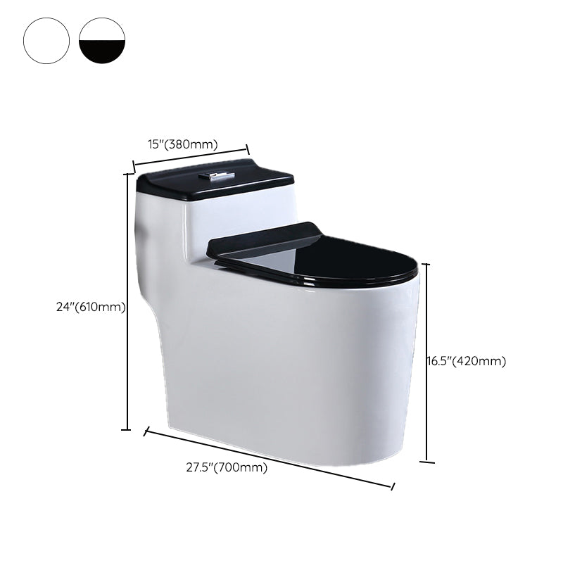 Traditional Floor Mounted Flush Toilet All In One Siphon Jet Toilet Clearhalo 'Bathroom Remodel & Bathroom Fixtures' 'Home Improvement' 'home_improvement' 'home_improvement_toilets' 'Toilets & Bidets' 'Toilets' 7402744