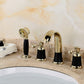 Tradition Bath Filler Trim Deck Mounted Swivel Spout Tub Filler Trim Black-Gold Thin Faucet Clearhalo 'Bathroom Remodel & Bathroom Fixtures' 'Bathtub Faucets' 'bathtub_faucets' 'Home Improvement' 'home_improvement' 'home_improvement_bathtub_faucets' 7403814