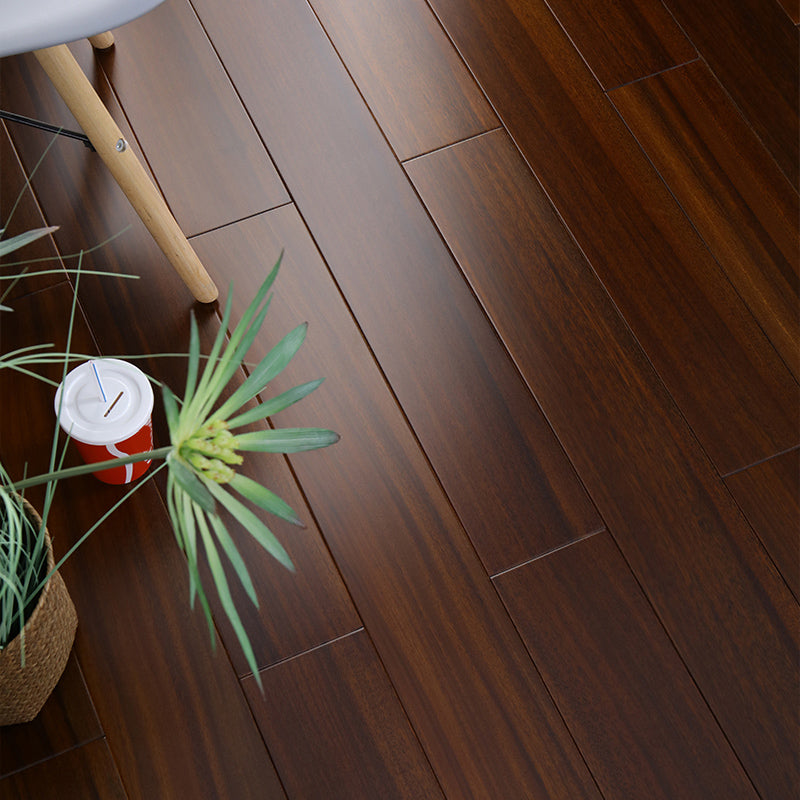 Modern Plank Flooring Solid Wood Water Resistant Staple Hardwood Flooring Brown Black Clearhalo 'Flooring 'Hardwood Flooring' 'hardwood_flooring' 'Home Improvement' 'home_improvement' 'home_improvement_hardwood_flooring' Walls and Ceiling' 7403877