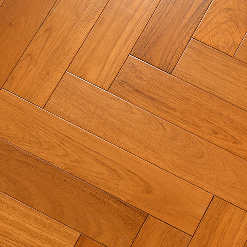 Traditional Wood Flooring Tiles Solid Wood Click-Locking Water Resistant Side Trim Piece Orange 215.3 sq ft. - 440 Pieces Clearhalo 'Flooring 'Hardwood Flooring' 'hardwood_flooring' 'Home Improvement' 'home_improvement' 'home_improvement_hardwood_flooring' Walls and Ceiling' 7403927