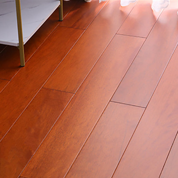 Traditional Hardwood Flooring Solid Wood Wire Brushed Water Resistant Wood Tile Light Brown Clearhalo 'Flooring 'Hardwood Flooring' 'hardwood_flooring' 'Home Improvement' 'home_improvement' 'home_improvement_hardwood_flooring' Walls and Ceiling' 7403945
