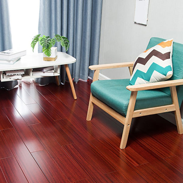 Traditional Hardwood Flooring Solid Wood Wire Brushed Water Resistant Wood Tile Rosewood Clearhalo 'Flooring 'Hardwood Flooring' 'hardwood_flooring' 'Home Improvement' 'home_improvement' 'home_improvement_hardwood_flooring' Walls and Ceiling' 7403950