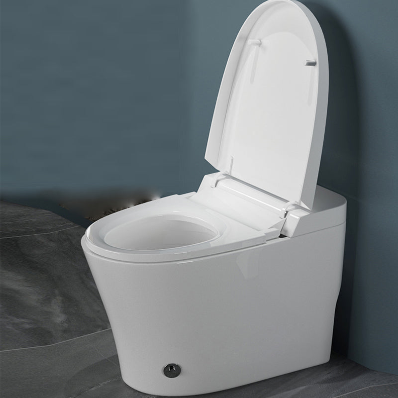 Modern White Flush Toilet Floor Mounted Urine Toilet for Washroom 16" Clearhalo 'Bathroom Remodel & Bathroom Fixtures' 'Home Improvement' 'home_improvement' 'home_improvement_toilets' 'Toilets & Bidets' 'Toilets' 7404314