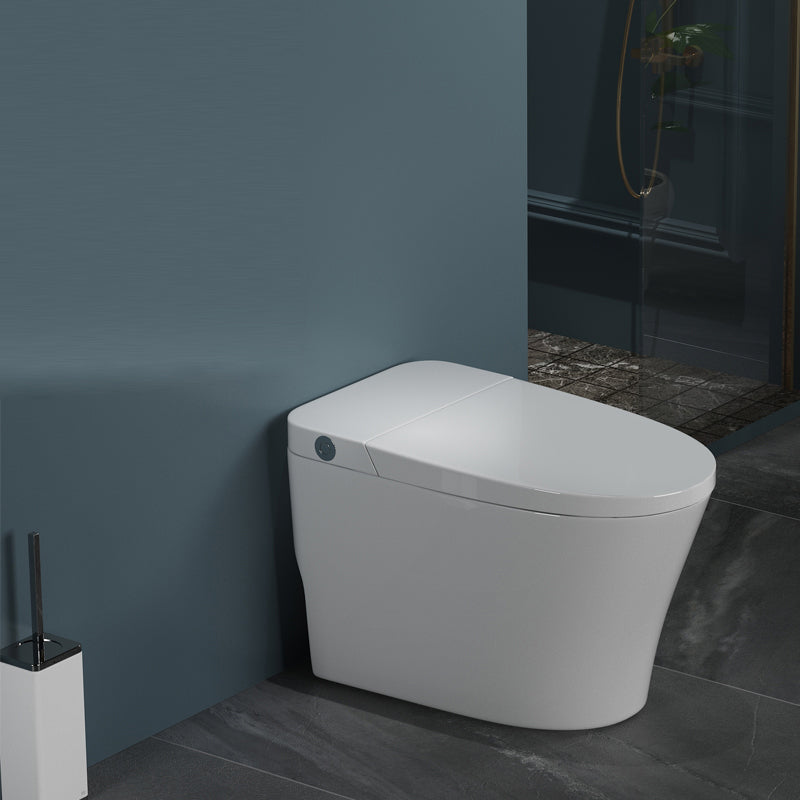 Modern White Flush Toilet Floor Mounted Urine Toilet for Washroom 12" Clearhalo 'Bathroom Remodel & Bathroom Fixtures' 'Home Improvement' 'home_improvement' 'home_improvement_toilets' 'Toilets & Bidets' 'Toilets' 7404315