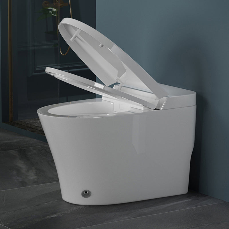 Modern White Flush Toilet Floor Mounted Urine Toilet for Washroom 14" Clearhalo 'Bathroom Remodel & Bathroom Fixtures' 'Home Improvement' 'home_improvement' 'home_improvement_toilets' 'Toilets & Bidets' 'Toilets' 7404317