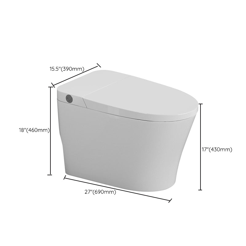 Modern White Flush Toilet Floor Mounted Urine Toilet for Washroom Clearhalo 'Bathroom Remodel & Bathroom Fixtures' 'Home Improvement' 'home_improvement' 'home_improvement_toilets' 'Toilets & Bidets' 'Toilets' 7404325