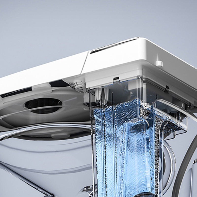 Contemporary White Flush Toilet Heated Seat Included Urine Toilet for Washroom Clearhalo 'Bathroom Remodel & Bathroom Fixtures' 'Home Improvement' 'home_improvement' 'home_improvement_toilets' 'Toilets & Bidets' 'Toilets' 7404344