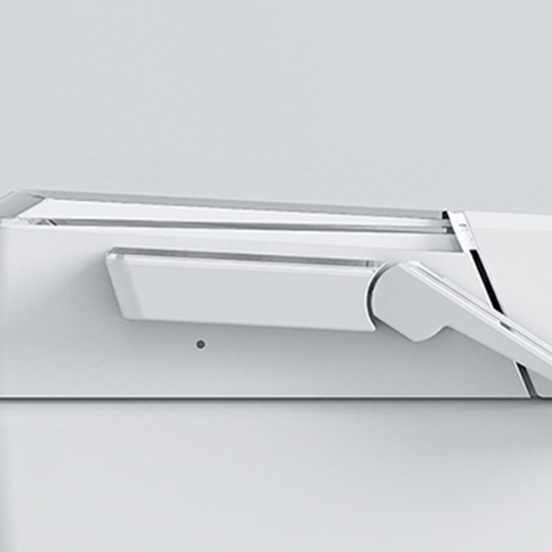 Contemporary White Flush Toilet Heated Seat Included Urine Toilet for Washroom Clearhalo 'Bathroom Remodel & Bathroom Fixtures' 'Home Improvement' 'home_improvement' 'home_improvement_toilets' 'Toilets & Bidets' 'Toilets' 7404347