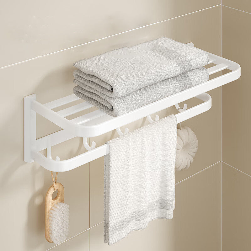 Metal Drill and Screw Mount Bathroom Accessories Hardware Set Clearhalo 'Bathroom Hardware Sets' 'Bathroom Hardware' 'Bathroom Remodel & Bathroom Fixtures' 'bathroom_hardware_sets' 'Home Improvement' 'home_improvement' 'home_improvement_bathroom_hardware_sets' 7404869