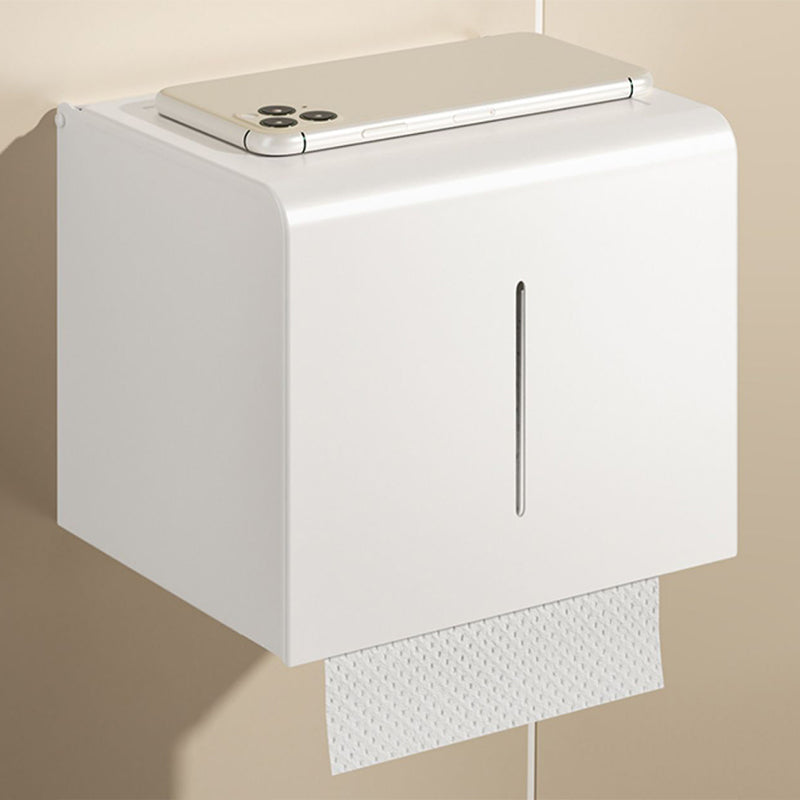 Metal Drill and Screw Mount Bathroom Accessories Hardware Set Tissue Box Clearhalo 'Bathroom Hardware Sets' 'Bathroom Hardware' 'Bathroom Remodel & Bathroom Fixtures' 'bathroom_hardware_sets' 'Home Improvement' 'home_improvement' 'home_improvement_bathroom_hardware_sets' 7404876