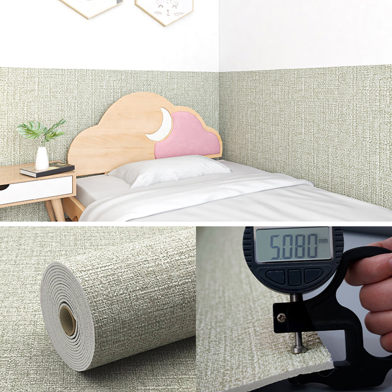 Modern Plain Backsplash Panels Peel and Stick Waterproof Wall Paneling for Living Room Grey 0.2" Clearhalo 'Flooring 'Home Improvement' 'home_improvement' 'home_improvement_wall_paneling' 'Wall Paneling' 'wall_paneling' 'Walls & Ceilings' Walls and Ceiling' 7405599