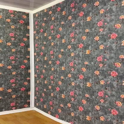 Waterproof Wall Panel 3D Embossed Peel and Press Backsplash Panels for Living Room Dark Gray Clearhalo 'Flooring 'Home Improvement' 'home_improvement' 'home_improvement_wall_paneling' 'Wall Paneling' 'wall_paneling' 'Walls & Ceilings' Walls and Ceiling' 7405607