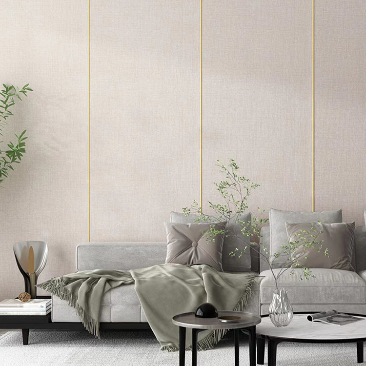 Contemporary Style Wall Panel Linen Living Room Peel and Stick Wall Paneling Clearhalo 'Flooring 'Home Improvement' 'home_improvement' 'home_improvement_wall_paneling' 'Wall Paneling' 'wall_paneling' 'Walls & Ceilings' Walls and Ceiling' 7405649