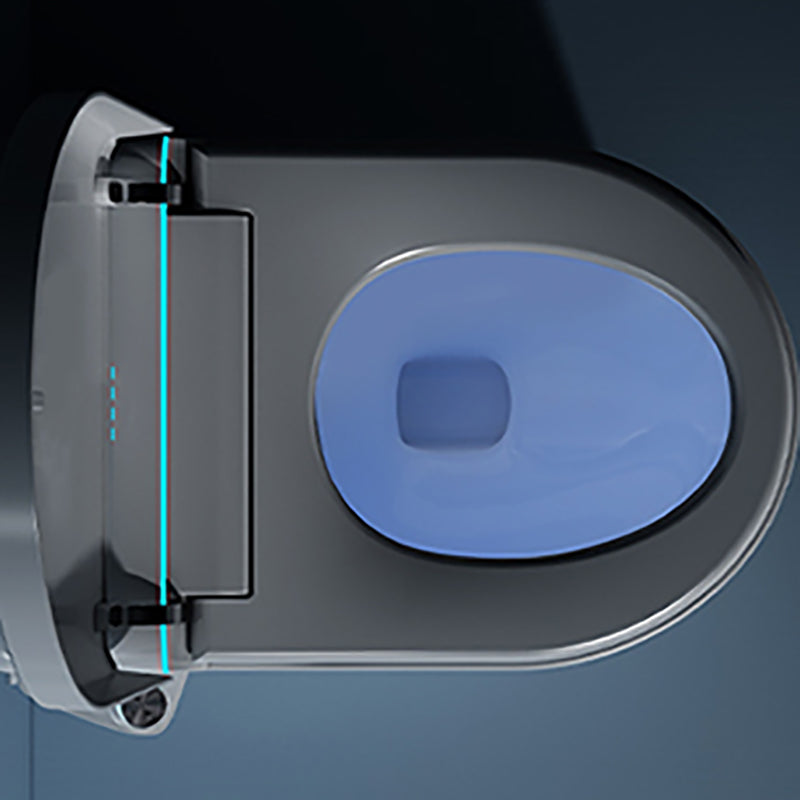 Elongated Vitreous China Bidets Bidet Seat White All-In-One Smart Toilet Clearhalo 'Bathroom Remodel & Bathroom Fixtures' 'Bidets' 'Home Improvement' 'home_improvement' 'home_improvement_bidets' 'Toilets & Bidets' 7406298