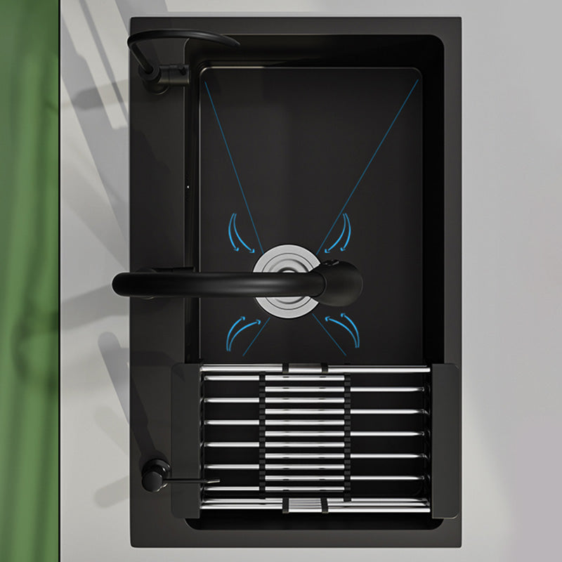 Kitchen Sink Soundproof Kitchen Double Sink with Basket Strainer Clearhalo 'Home Improvement' 'home_improvement' 'home_improvement_kitchen_sinks' 'Kitchen Remodel & Kitchen Fixtures' 'Kitchen Sinks & Faucet Components' 'Kitchen Sinks' 'kitchen_sinks' 7406328