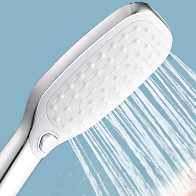 Contemporary Shower Head Standard Spray Pattern Included Hose Clearhalo 'Bathroom Remodel & Bathroom Fixtures' 'Home Improvement' 'home_improvement' 'home_improvement_shower_heads' 'Shower Heads' 'shower_heads' 'Showers & Bathtubs Plumbing' 'Showers & Bathtubs' 7406439
