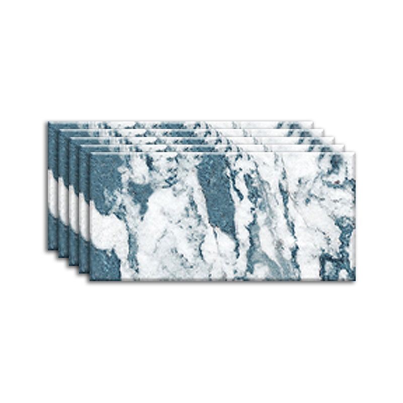 Modern Peel & Stick Subway Tile PVC Wallpaper for Kitchen Backsplash Blue Clearhalo 'Flooring 'Home Improvement' 'home_improvement' 'home_improvement_peel_stick_blacksplash' 'Peel & Stick Backsplash Tile' 'peel_stick_blacksplash' 'Walls & Ceilings' Walls and Ceiling' 7406457