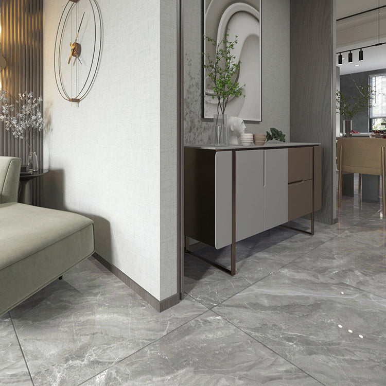 Square Floor and Wall Tile Marble Printed Polished Porcelain Tile Clearhalo 'Floor Tiles & Wall Tiles' 'floor_tiles_wall_tiles' 'Flooring 'Home Improvement' 'home_improvement' 'home_improvement_floor_tiles_wall_tiles' Walls and Ceiling' 7407134