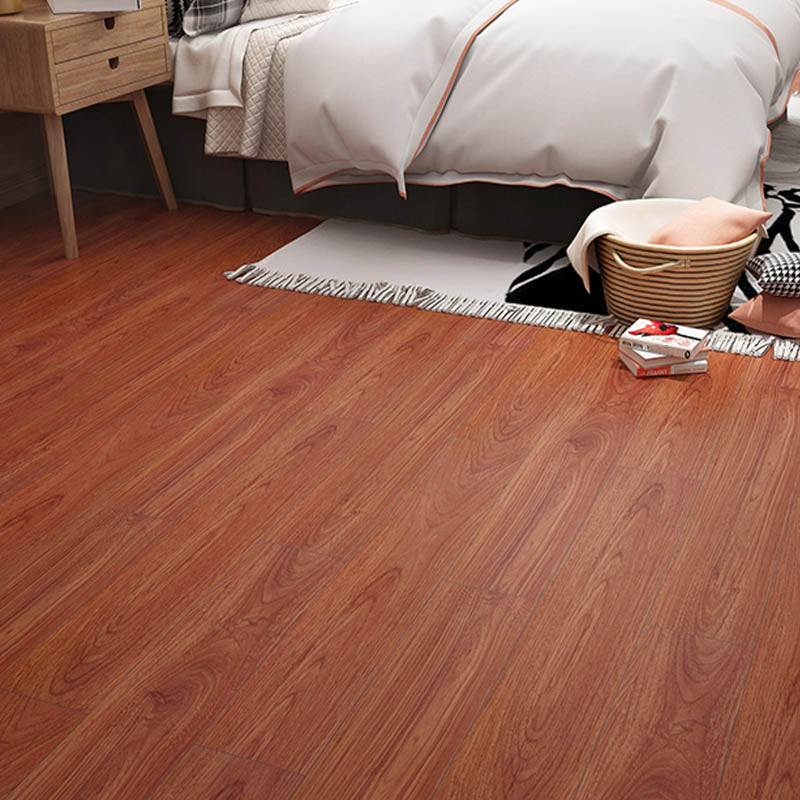 Waterproof PVC Flooring Fire Resistant Self-Stick Wooden Effect PVC Flooring Red Brown Clearhalo 'Flooring 'Home Improvement' 'home_improvement' 'home_improvement_vinyl_flooring' 'Vinyl Flooring' 'vinyl_flooring' Walls and Ceiling' 7407147