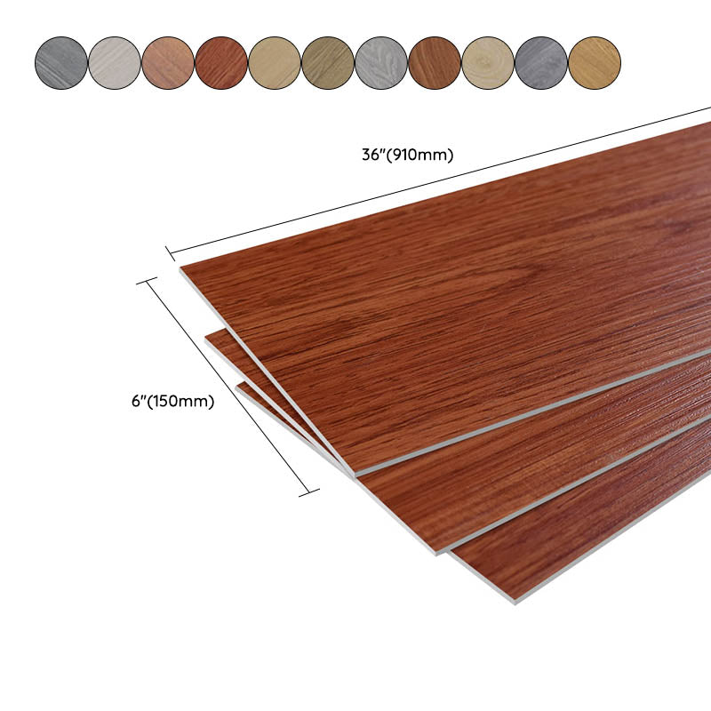 Waterproof PVC Flooring Fire Resistant Self-Stick Wooden Effect PVC Flooring Clearhalo 'Flooring 'Home Improvement' 'home_improvement' 'home_improvement_vinyl_flooring' 'Vinyl Flooring' 'vinyl_flooring' Walls and Ceiling' 7407162