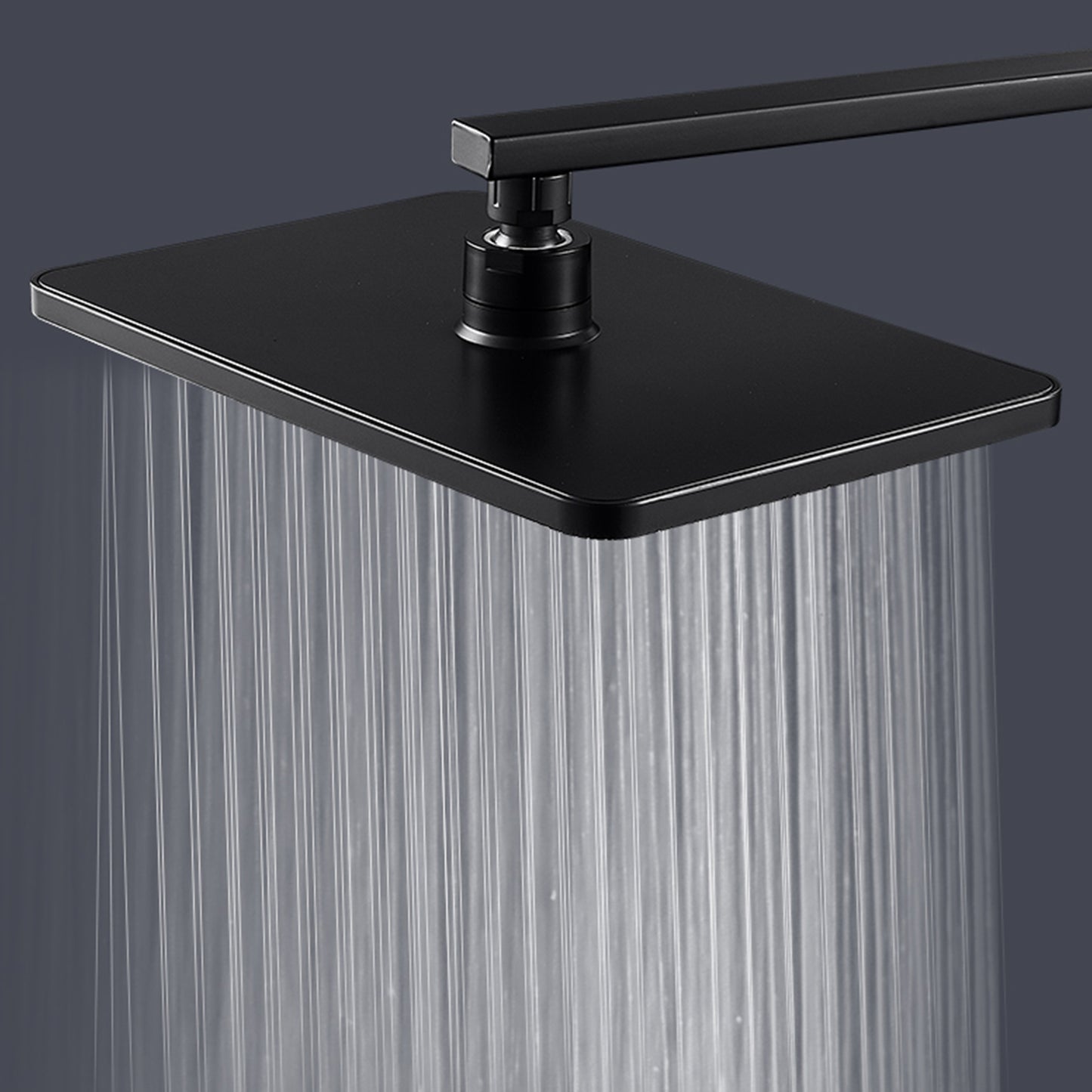 Modern Rectangle Shower Head Combo Standard Spray Pattern with Handheld Shower Head Clearhalo 'Bathroom Remodel & Bathroom Fixtures' 'Home Improvement' 'home_improvement' 'home_improvement_shower_heads' 'Shower Heads' 'shower_heads' 'Showers & Bathtubs Plumbing' 'Showers & Bathtubs' 7407191