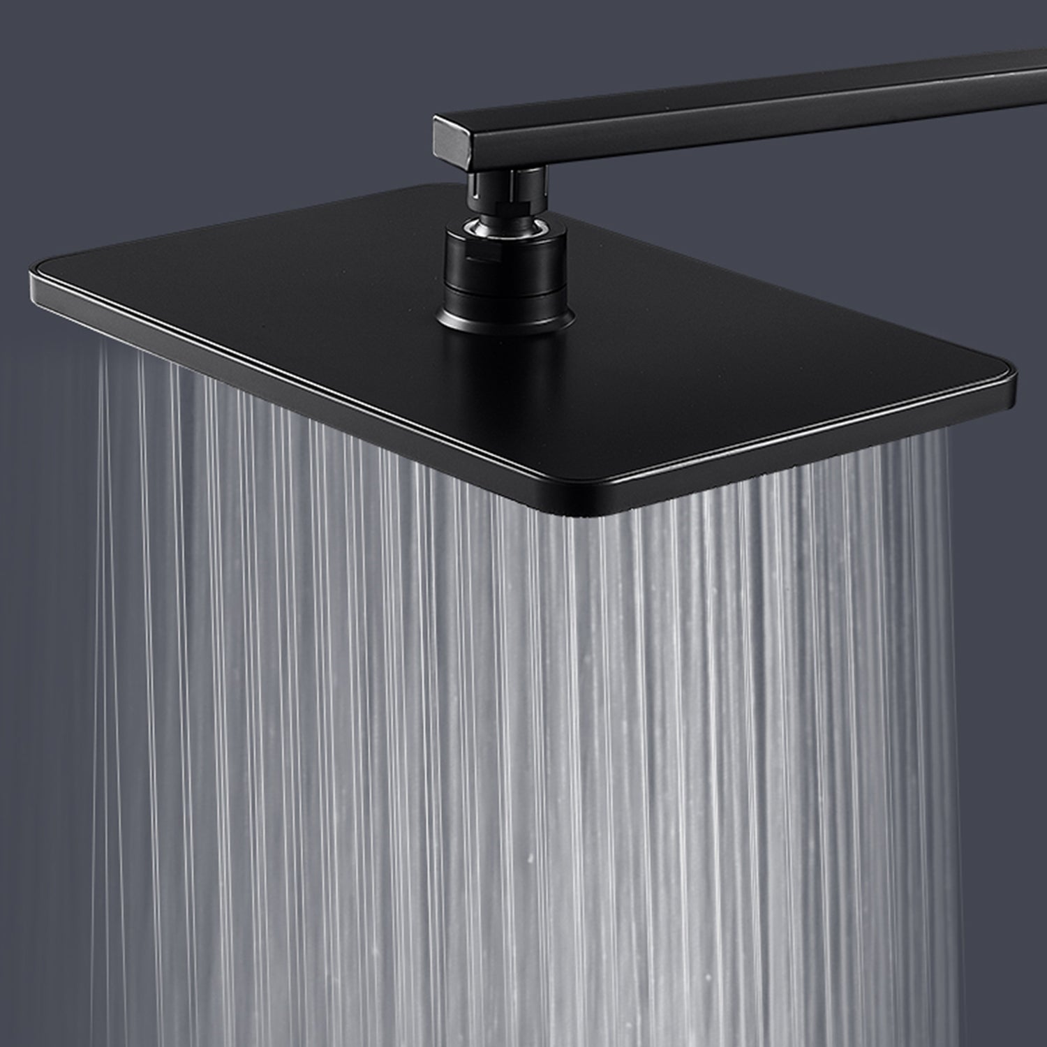 Modern Rectangle Shower Head Combo Standard Spray Pattern with Handheld Shower Head Clearhalo 'Bathroom Remodel & Bathroom Fixtures' 'Home Improvement' 'home_improvement' 'home_improvement_shower_heads' 'Shower Heads' 'shower_heads' 'Showers & Bathtubs Plumbing' 'Showers & Bathtubs' 7407191