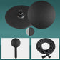 Modern Rectangle Shower Head Combo Standard Spray Pattern with Handheld Shower Head 9"L x 9"W Black Large Shower Head & Hand Shower & Hose Clearhalo 'Bathroom Remodel & Bathroom Fixtures' 'Home Improvement' 'home_improvement' 'home_improvement_shower_heads' 'Shower Heads' 'shower_heads' 'Showers & Bathtubs Plumbing' 'Showers & Bathtubs' 7407203