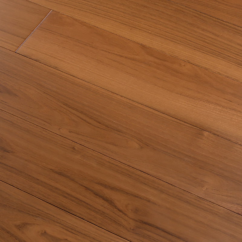 Traditional Flooring Tiles Solid Wood Water Resistant Click-Locking Plank Flooring Brown Yellow Clearhalo 'Flooring 'Hardwood Flooring' 'hardwood_flooring' 'Home Improvement' 'home_improvement' 'home_improvement_hardwood_flooring' Walls and Ceiling' 7407571