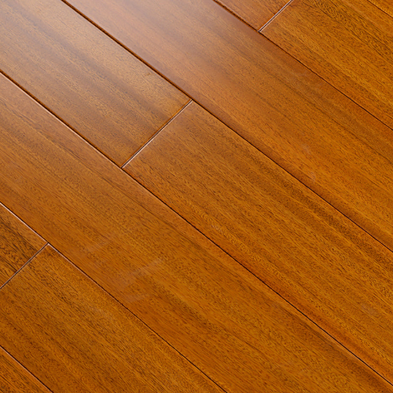 Traditional Flooring Tiles Solid Wood Water Resistant Click-Locking Plank Flooring Teak Clearhalo 'Flooring 'Hardwood Flooring' 'hardwood_flooring' 'Home Improvement' 'home_improvement' 'home_improvement_hardwood_flooring' Walls and Ceiling' 7407575