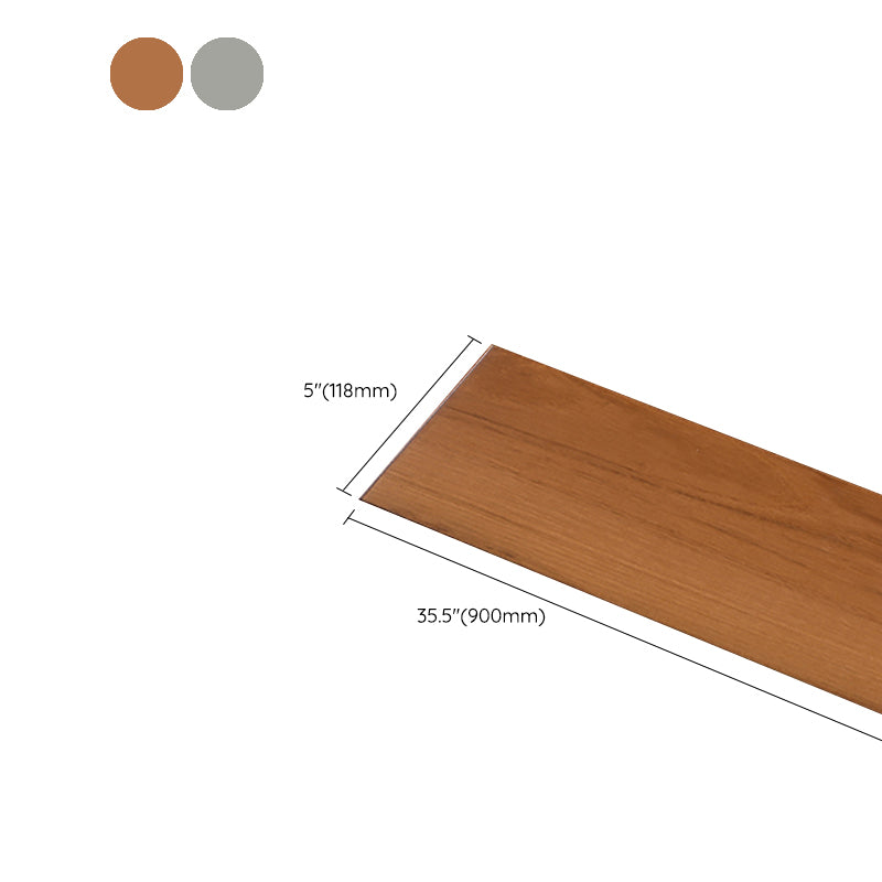 Traditional Flooring Tiles Solid Wood Water Resistant Click-Locking Plank Flooring Clearhalo 'Flooring 'Hardwood Flooring' 'hardwood_flooring' 'Home Improvement' 'home_improvement' 'home_improvement_hardwood_flooring' Walls and Ceiling' 7407587