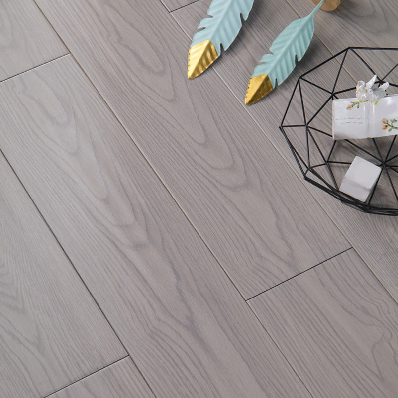 Traditional Plank Flooring Wire Brushed Waterproof Click-Locking Wood Tile Set Ash Wood Grain Clearhalo 'Flooring 'Hardwood Flooring' 'hardwood_flooring' 'Home Improvement' 'home_improvement' 'home_improvement_hardwood_flooring' Walls and Ceiling' 7407618