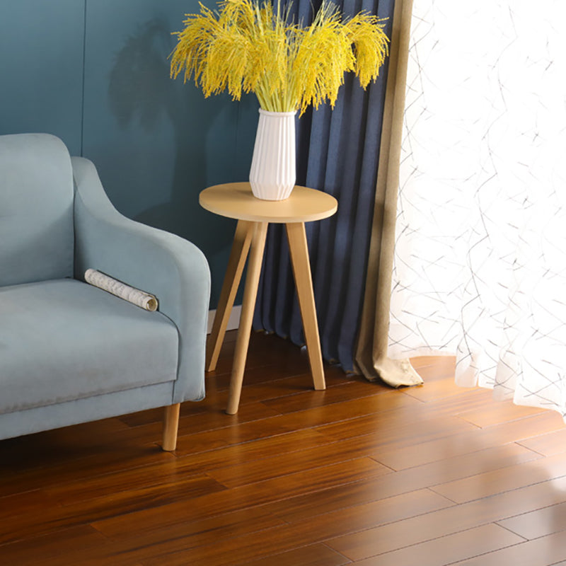 Traditional Plank Flooring Wire Brushed Waterproof Click-Locking Wood Tile Set Rosewood Clearhalo 'Flooring 'Hardwood Flooring' 'hardwood_flooring' 'Home Improvement' 'home_improvement' 'home_improvement_hardwood_flooring' Walls and Ceiling' 7407622