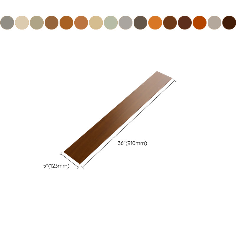 Traditional Plank Flooring Wire Brushed Waterproof Click-Locking Wood Tile Set Clearhalo 'Flooring 'Hardwood Flooring' 'hardwood_flooring' 'Home Improvement' 'home_improvement' 'home_improvement_hardwood_flooring' Walls and Ceiling' 7407624