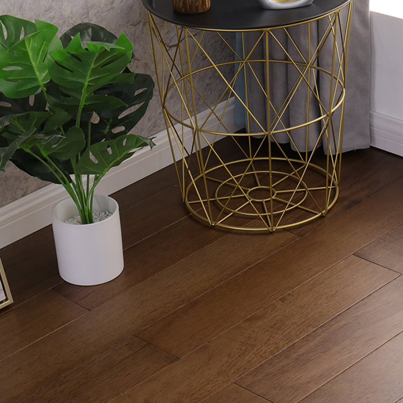 Traditional Plank Flooring Solid Wood Click-Locking Wooden Wall Planks Brown Clearhalo 'Flooring 'Hardwood Flooring' 'hardwood_flooring' 'Home Improvement' 'home_improvement' 'home_improvement_hardwood_flooring' Walls and Ceiling' 7407655