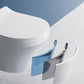 Contemporary Ceramic Flush Toilet Wall Mount Toilet Bowl for Washroom Clearhalo 'Bathroom Remodel & Bathroom Fixtures' 'Home Improvement' 'home_improvement' 'home_improvement_toilets' 'Toilets & Bidets' 'Toilets' 7407894