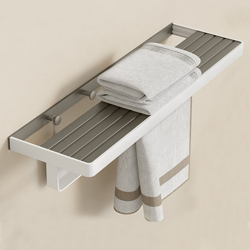Modern Drill and Screw Mount Bathroom Accessories Hardware Set Towel Rack Clearhalo 'Bathroom Hardware Sets' 'Bathroom Hardware' 'Bathroom Remodel & Bathroom Fixtures' 'bathroom_hardware_sets' 'Home Improvement' 'home_improvement' 'home_improvement_bathroom_hardware_sets' 7408435