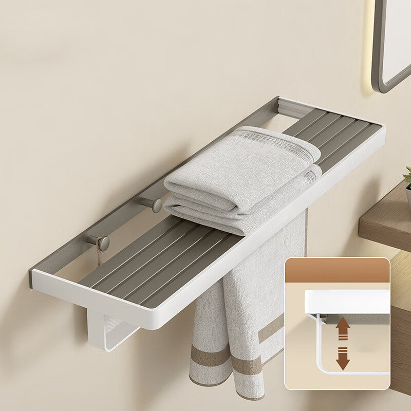 Modern Drill and Screw Mount Bathroom Accessories Hardware Set Clearhalo 'Bathroom Hardware Sets' 'Bathroom Hardware' 'Bathroom Remodel & Bathroom Fixtures' 'bathroom_hardware_sets' 'Home Improvement' 'home_improvement' 'home_improvement_bathroom_hardware_sets' 7408436