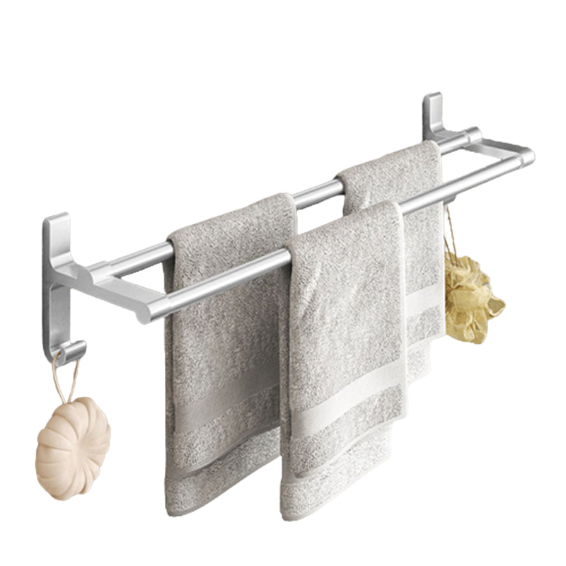 Metal Bathroom Hardware Set Adhesive Mount Bathroom Accessory Kit Clearhalo 'Bathroom Hardware Sets' 'Bathroom Hardware' 'Bathroom Remodel & Bathroom Fixtures' 'bathroom_hardware_sets' 'Home Improvement' 'home_improvement' 'home_improvement_bathroom_hardware_sets' 7408456