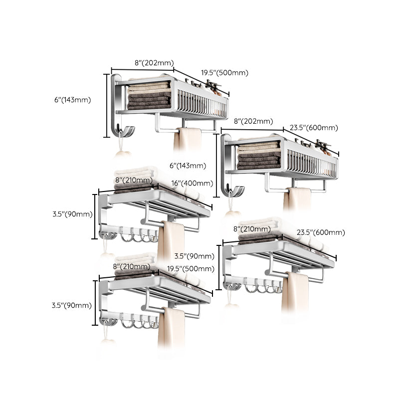 Metal Bathroom Hardware Set Adhesive Mount Bathroom Accessory Kit Clearhalo 'Bathroom Hardware Sets' 'Bathroom Hardware' 'Bathroom Remodel & Bathroom Fixtures' 'bathroom_hardware_sets' 'Home Improvement' 'home_improvement' 'home_improvement_bathroom_hardware_sets' 7408474