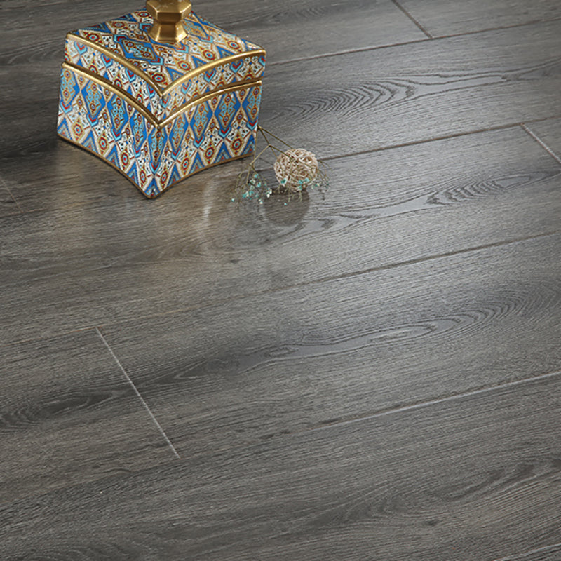 Laminate Floor Waterproof Scratch Resistant Wooden Effect Laminate Floor Dark Gray Clearhalo 'Flooring 'Home Improvement' 'home_improvement' 'home_improvement_laminate_flooring' 'Laminate Flooring' 'laminate_flooring' Walls and Ceiling' 7408894