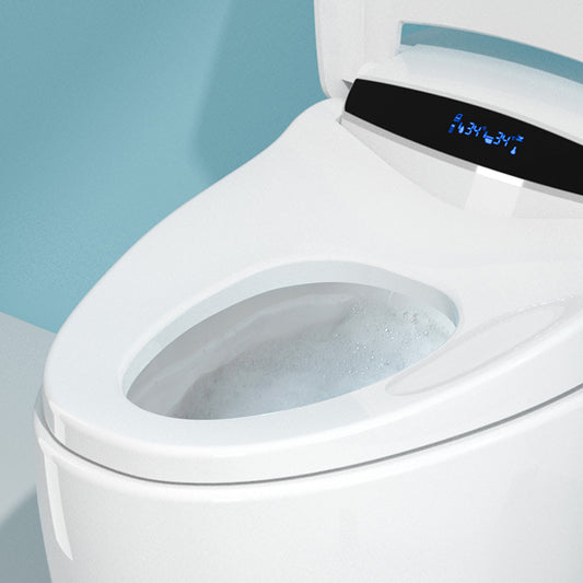 Elongated All-in-One Bidet White One-Piece Smart Toilet Bidet with Heated Seat Clearhalo 'Bathroom Remodel & Bathroom Fixtures' 'Bidets' 'Home Improvement' 'home_improvement' 'home_improvement_bidets' 'Toilets & Bidets' 7409815