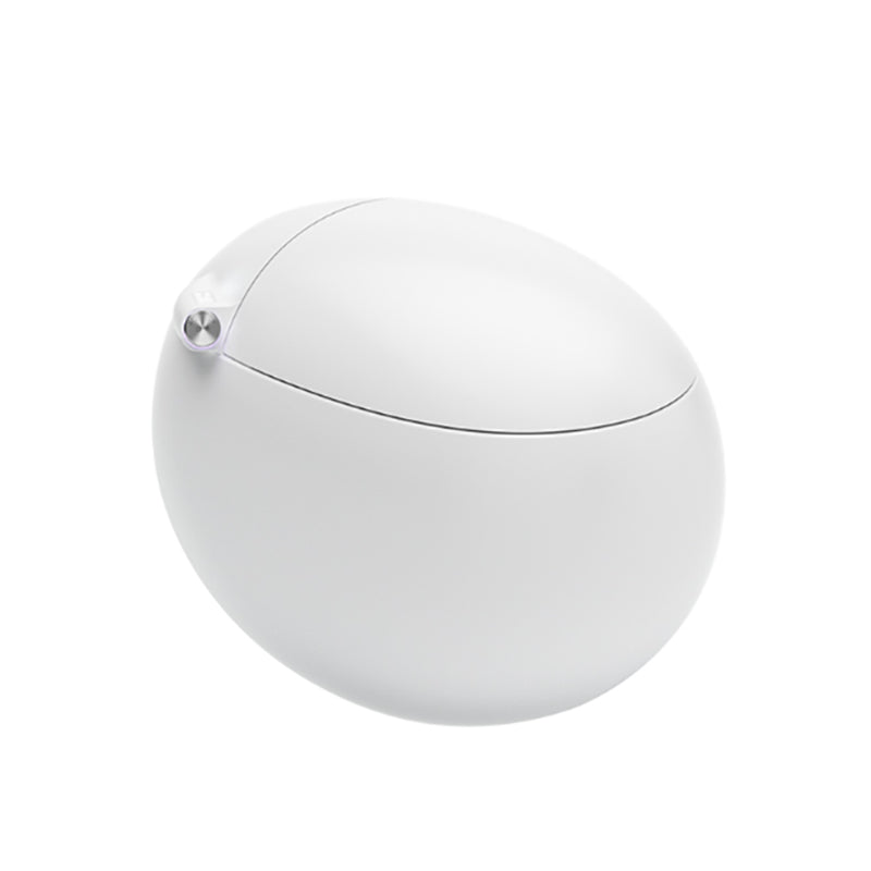 Contemporary Floor Standing Bidet Round Foot Sensor White Temperature Control Clearhalo 'Bathroom Remodel & Bathroom Fixtures' 'Bidets' 'Home Improvement' 'home_improvement' 'home_improvement_bidets' 'Toilets & Bidets' 7409825