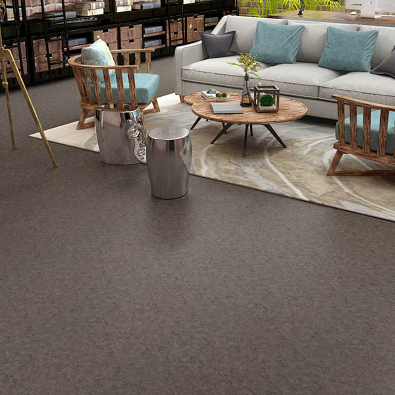 Waterproof PVC Flooring Self-Stick Fire Resistant PVC Flooring Dark Gray-Black Clearhalo 'Flooring 'Home Improvement' 'home_improvement' 'home_improvement_vinyl_flooring' 'Vinyl Flooring' 'vinyl_flooring' Walls and Ceiling' 7410317