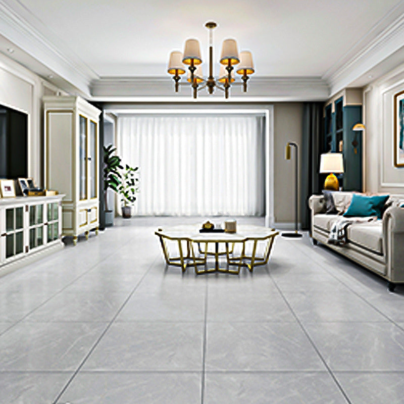 Floor Tile Square Scratch Resistant Ceramic Marble Print Non-Skid Matter Floor Tile Clearhalo 'Floor Tiles & Wall Tiles' 'floor_tiles_wall_tiles' 'Flooring 'Home Improvement' 'home_improvement' 'home_improvement_floor_tiles_wall_tiles' Walls and Ceiling' 7410541