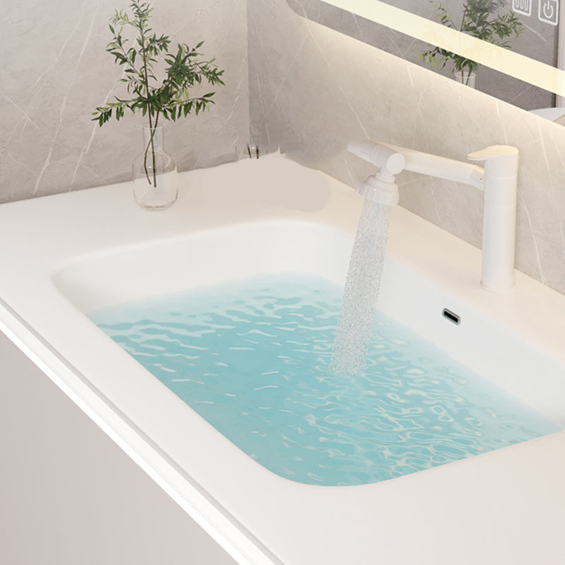 Wall Mount Bathroom Vanity Faucet Included Modern Bathroom Vanity Set Clearhalo 'Bathroom Remodel & Bathroom Fixtures' 'Bathroom Vanities' 'bathroom_vanities' 'Home Improvement' 'home_improvement' 'home_improvement_bathroom_vanities' 7410810