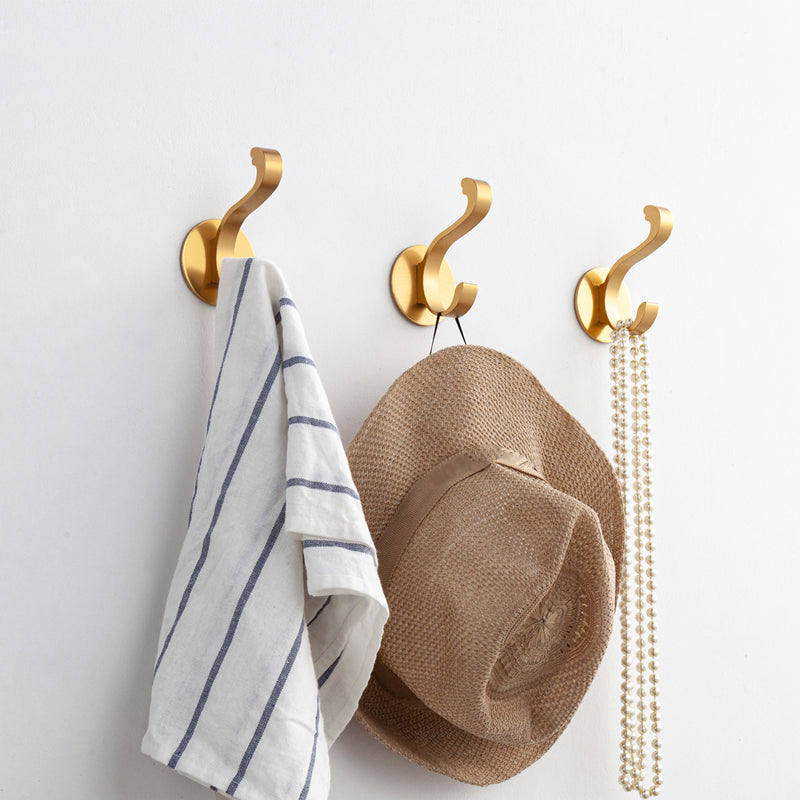 Minimalistic bathroom Accessory as individual or as a set Matte Bathroom Hardware Gold 3 Piece Set Clearhalo 'Bathroom Hardware Sets' 'Bathroom Hardware' 'Bathroom Remodel & Bathroom Fixtures' 'bathroom_hardware_sets' 'Home Improvement' 'home_improvement' 'home_improvement_bathroom_hardware_sets' 7411584