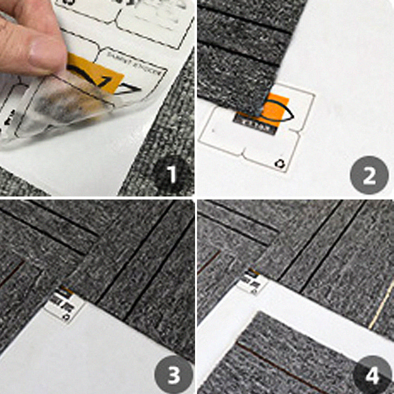 Modern Carpet Tiles Level Loop Self Adhesive Stain Resistant Carpet Tile Clearhalo 'Carpet Tiles & Carpet Squares' 'carpet_tiles_carpet_squares' 'Flooring 'Home Improvement' 'home_improvement' 'home_improvement_carpet_tiles_carpet_squares' Walls and Ceiling' 7412482